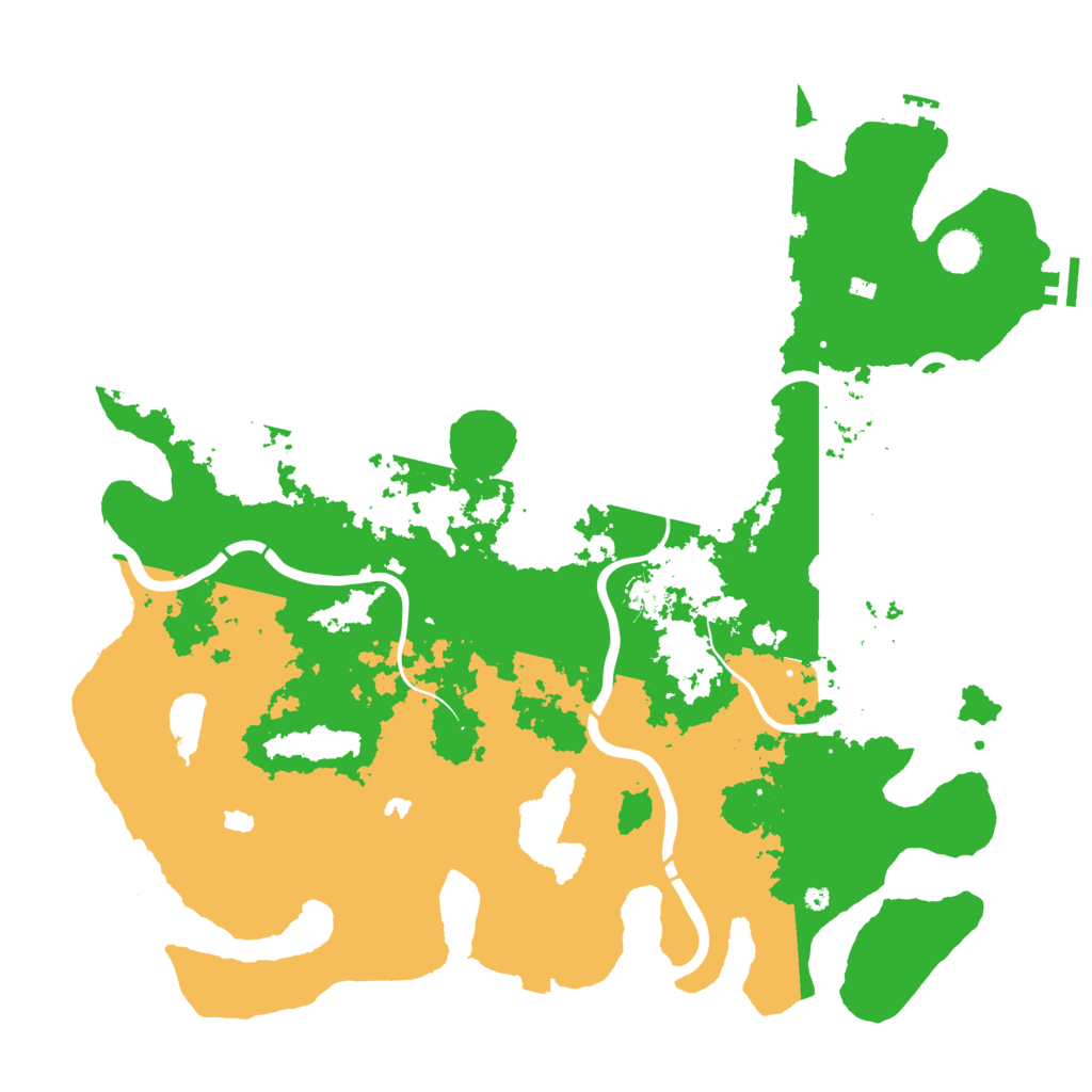 Biome Rust Map: Procedural Map, Size: 4500, Seed: 433475413