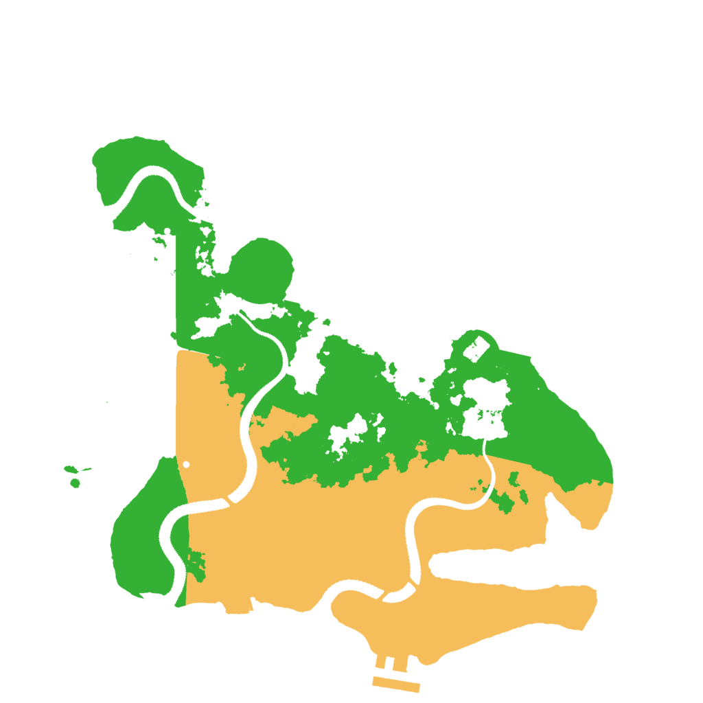 Biome Rust Map: Procedural Map, Size: 3000, Seed: 28700