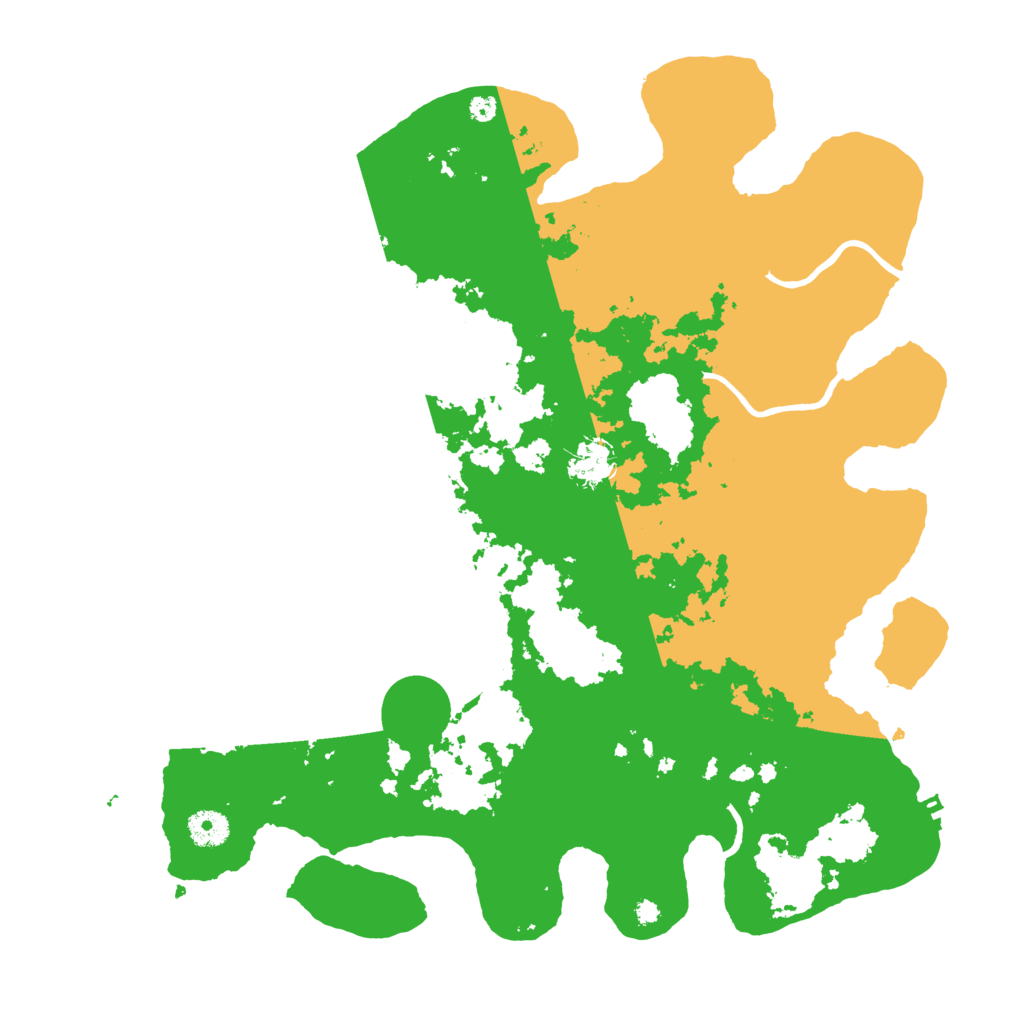 Biome Rust Map: Procedural Map, Size: 3950, Seed: 53307505
