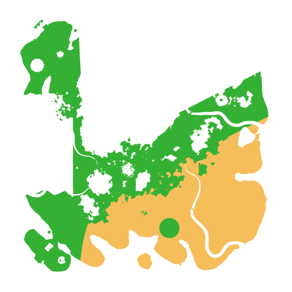 Biome Rust Map: Procedural Map, Size: 3850, Seed: 27393835