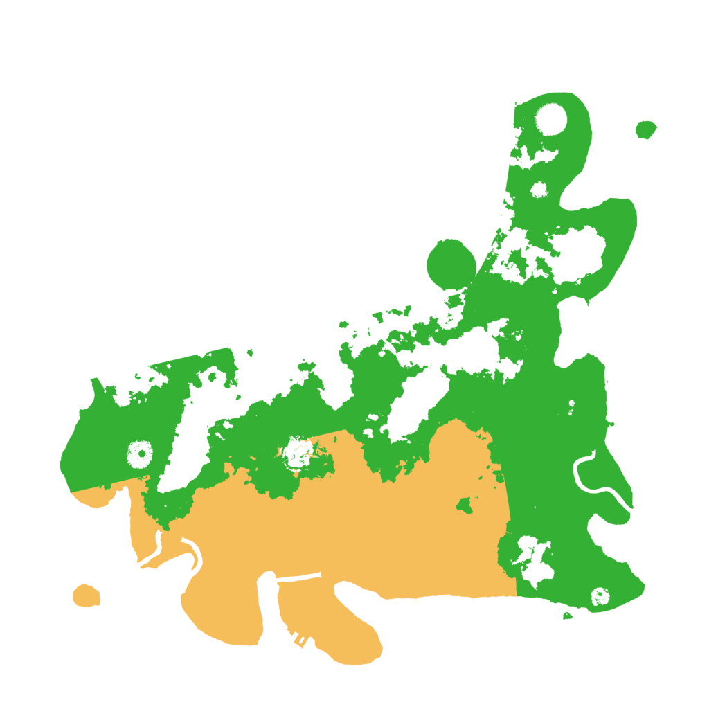 Biome Rust Map: Procedural Map, Size: 3950, Seed: 80726668