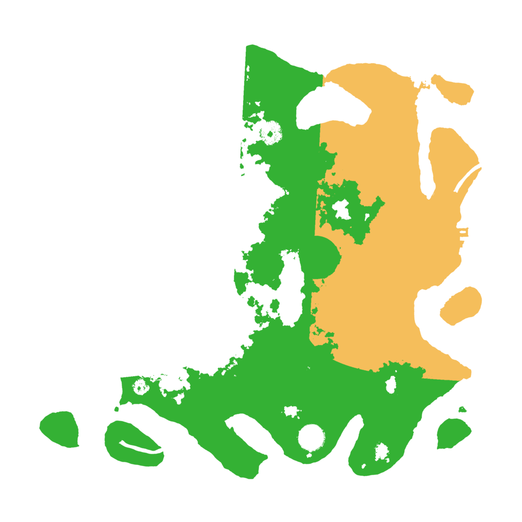 Biome Rust Map: Procedural Map, Size: 3500, Seed: 3298