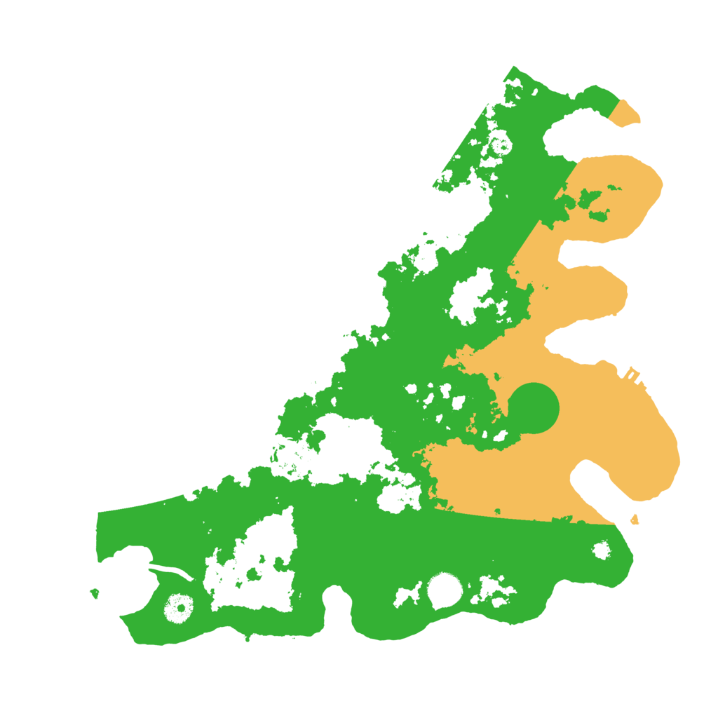 Biome Rust Map: Procedural Map, Size: 3700, Seed: 71500406