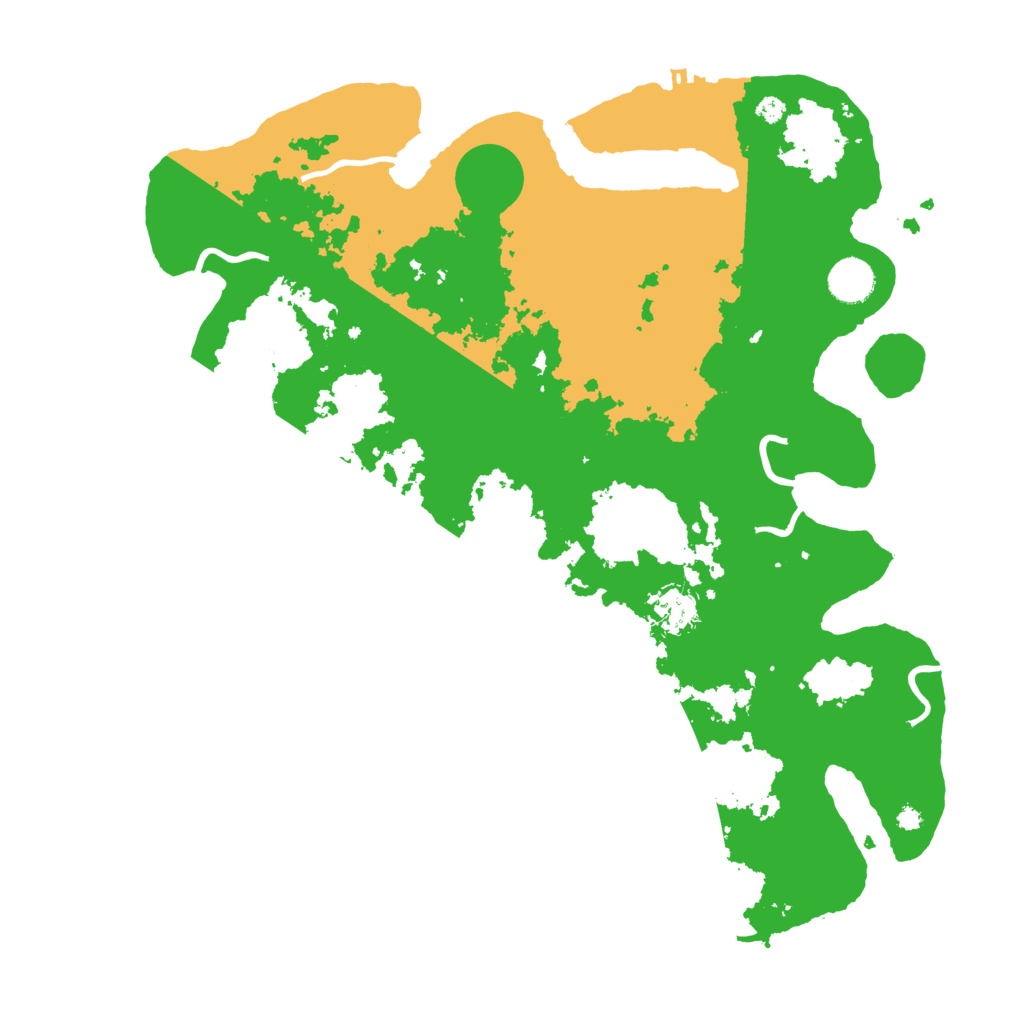 Biome Rust Map: Procedural Map, Size: 3950, Seed: 95457750