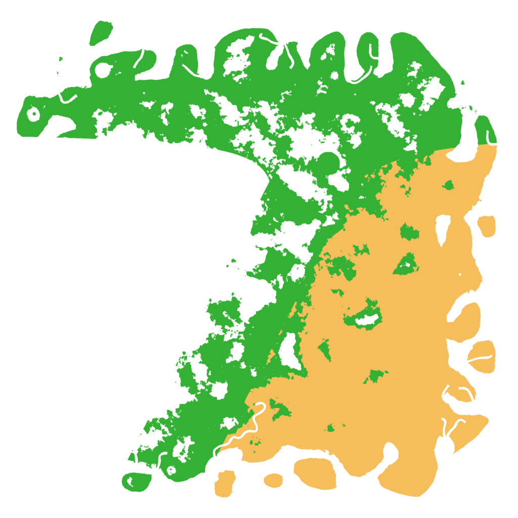 Biome Rust Map: Procedural Map, Size: 6000, Seed: 1582160422