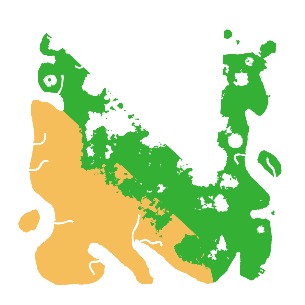Biome Rust Map: Procedural Map, Size: 3700, Seed: 31699590