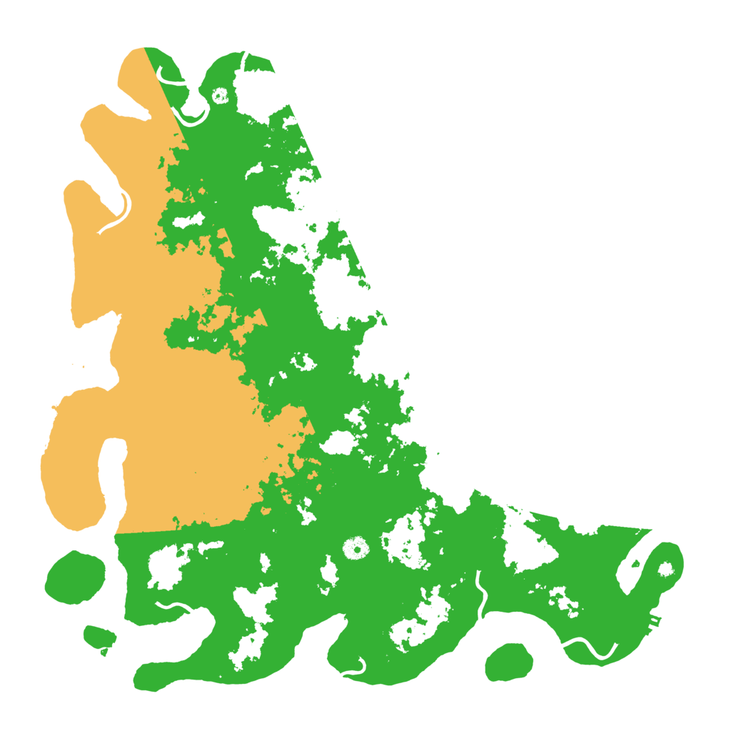 Biome Rust Map: Procedural Map, Size: 4500, Seed: 13567