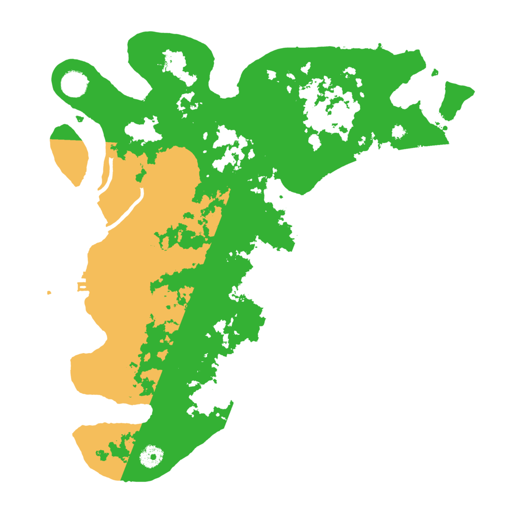 Biome Rust Map: Procedural Map, Size: 3500, Seed: 1379651798