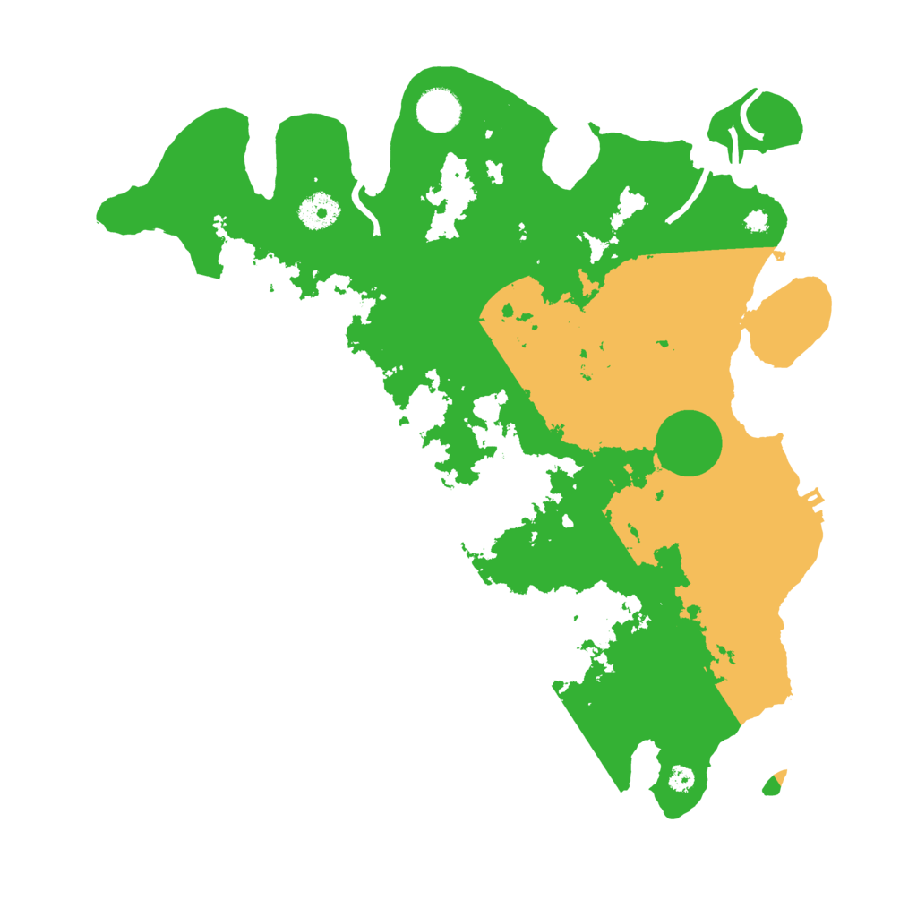 Biome Rust Map: Procedural Map, Size: 3650, Seed: 1624480