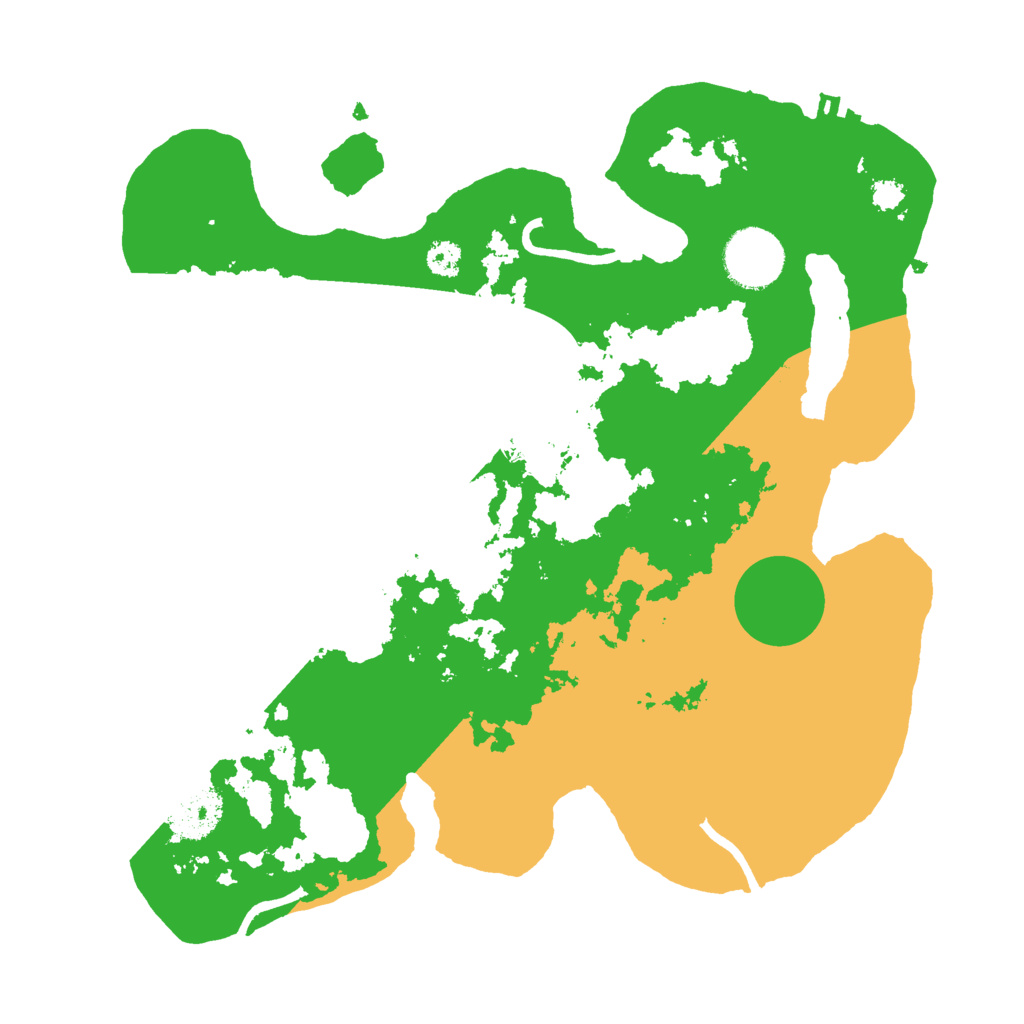Biome Rust Map: Procedural Map, Size: 3000, Seed: 27970
