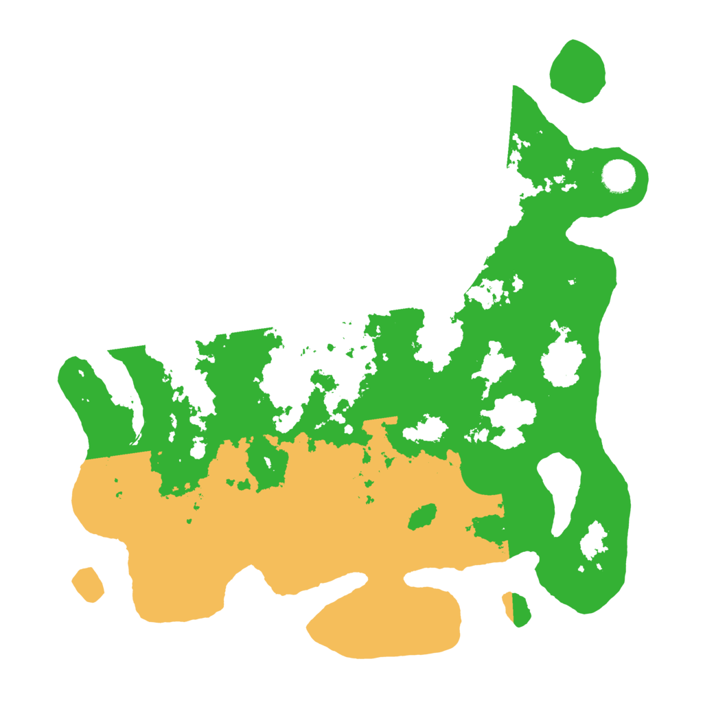 Biome Rust Map: Barren, Size: 3700, Seed: 146040111