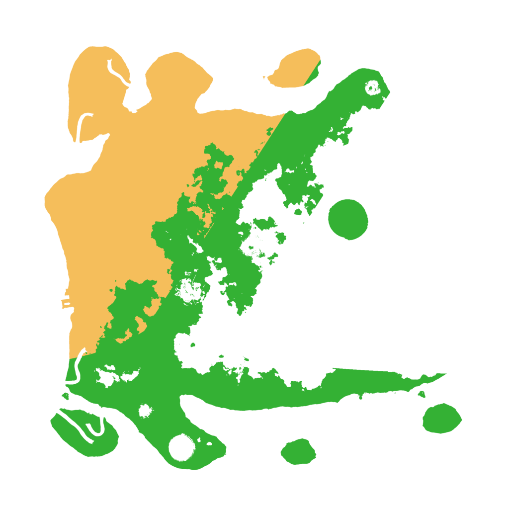 Biome Rust Map: Procedural Map, Size: 3500, Seed: 1225202