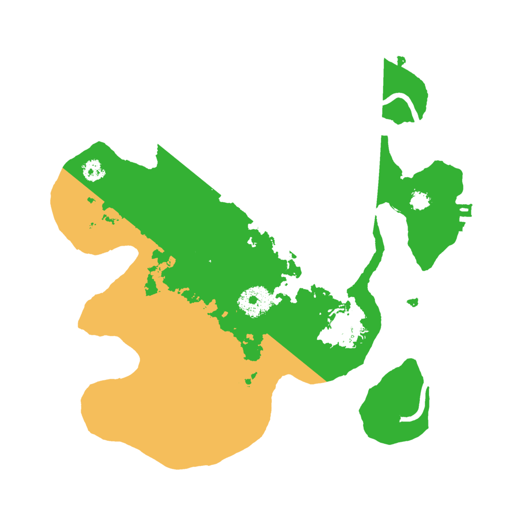 Biome Rust Map: Procedural Map, Size: 2500, Seed: 1089081824