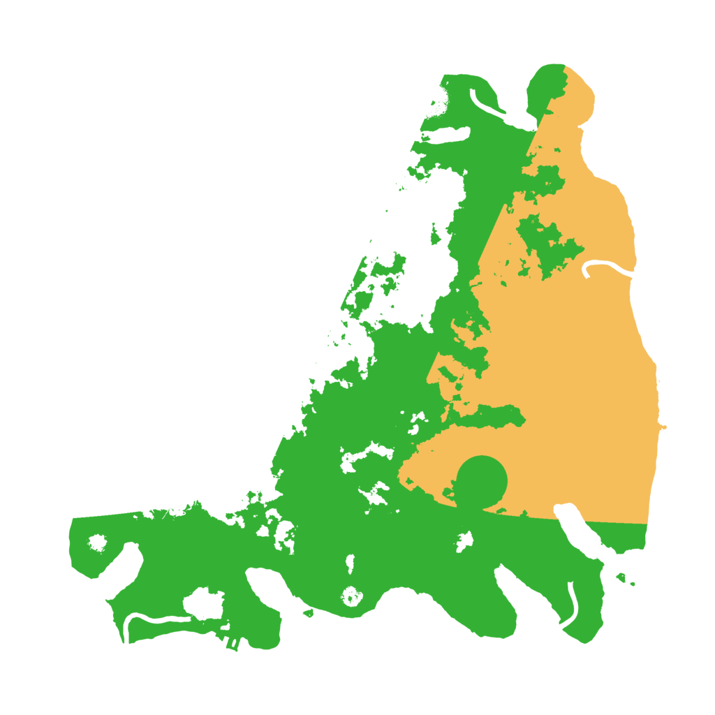 Biome Rust Map: Procedural Map, Size: 3700, Seed: 47575985