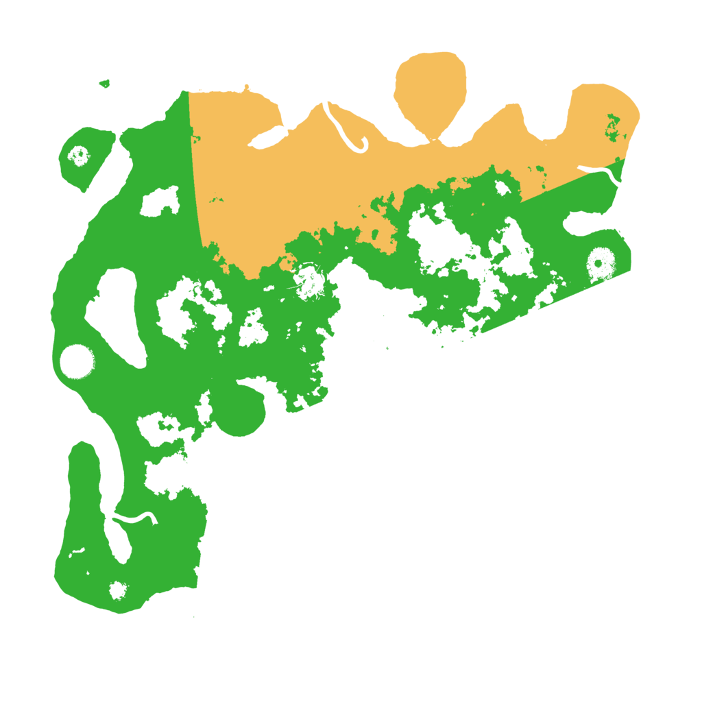 Biome Rust Map: Procedural Map, Size: 3600, Seed: 1375777