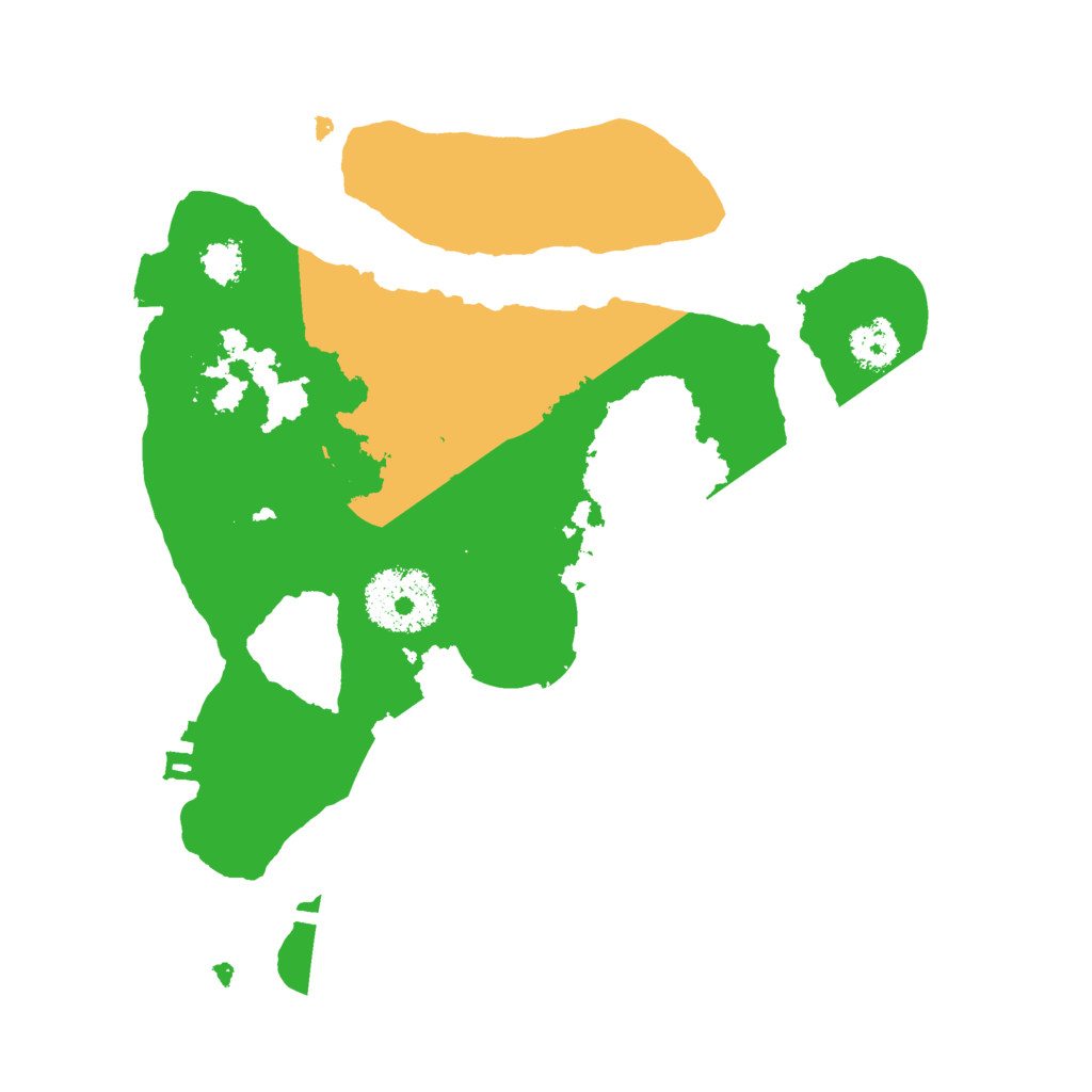 Biome Rust Map: Procedural Map, Size: 2385, Seed: 1814832655