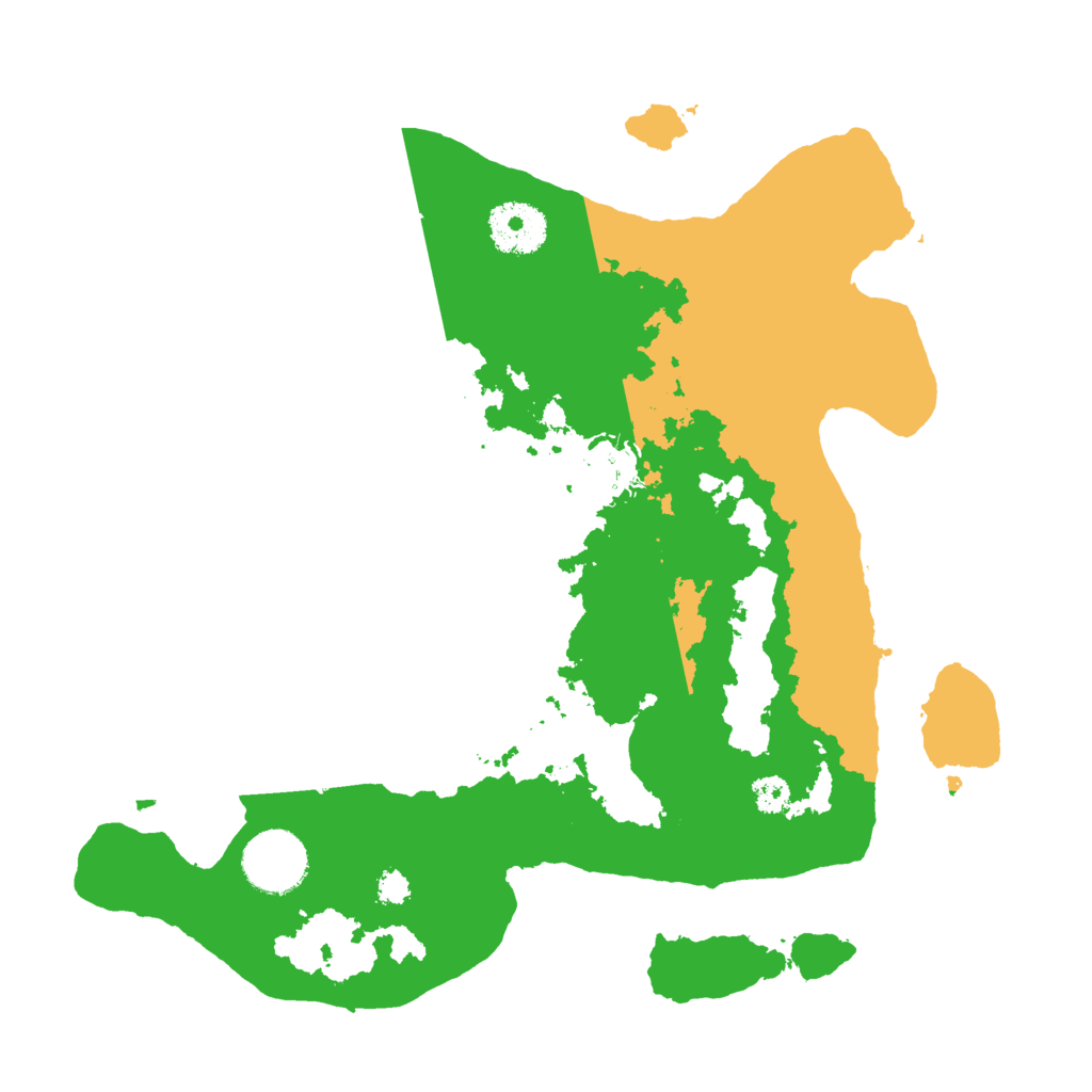 Biome Rust Map: Procedural Map, Size: 3000, Seed: 3050