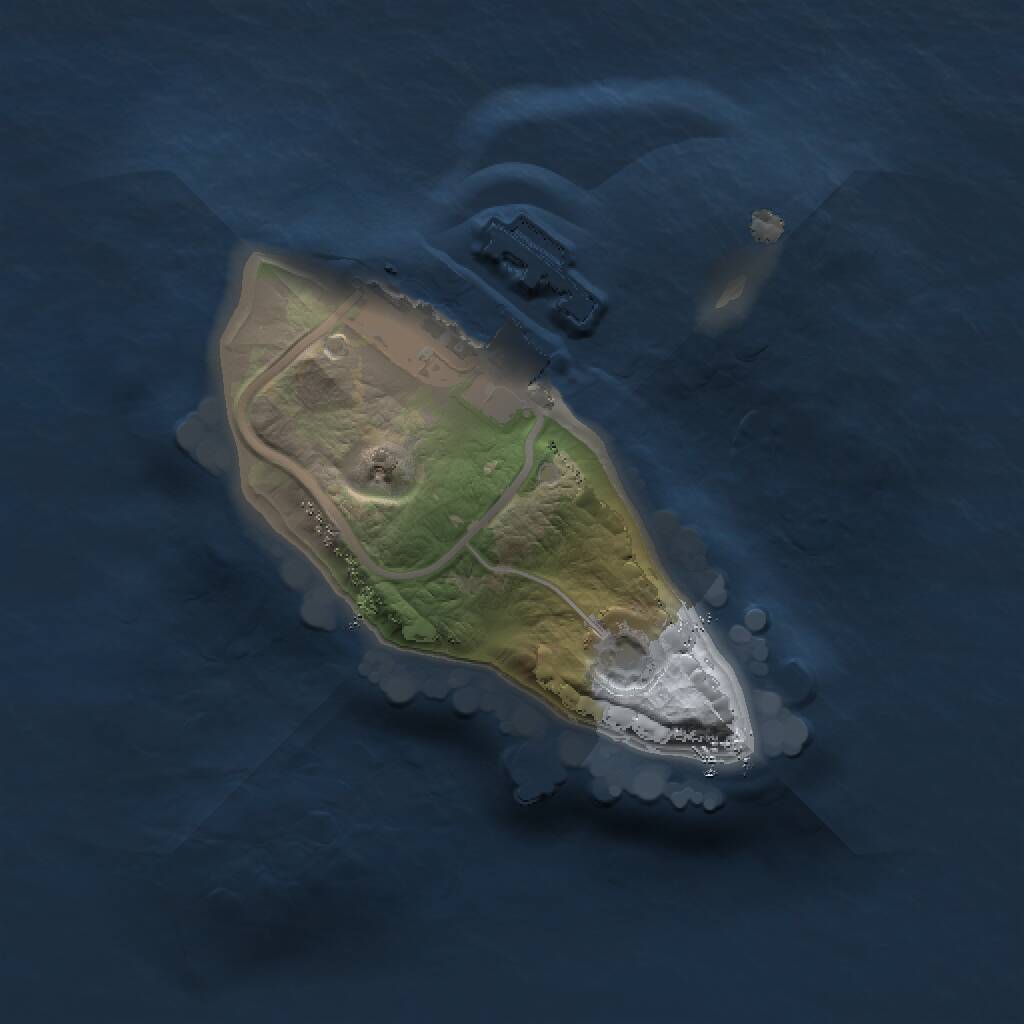 Rust Map: Procedural Map, Size: 1200, Seed: 612596355, 2 Monuments