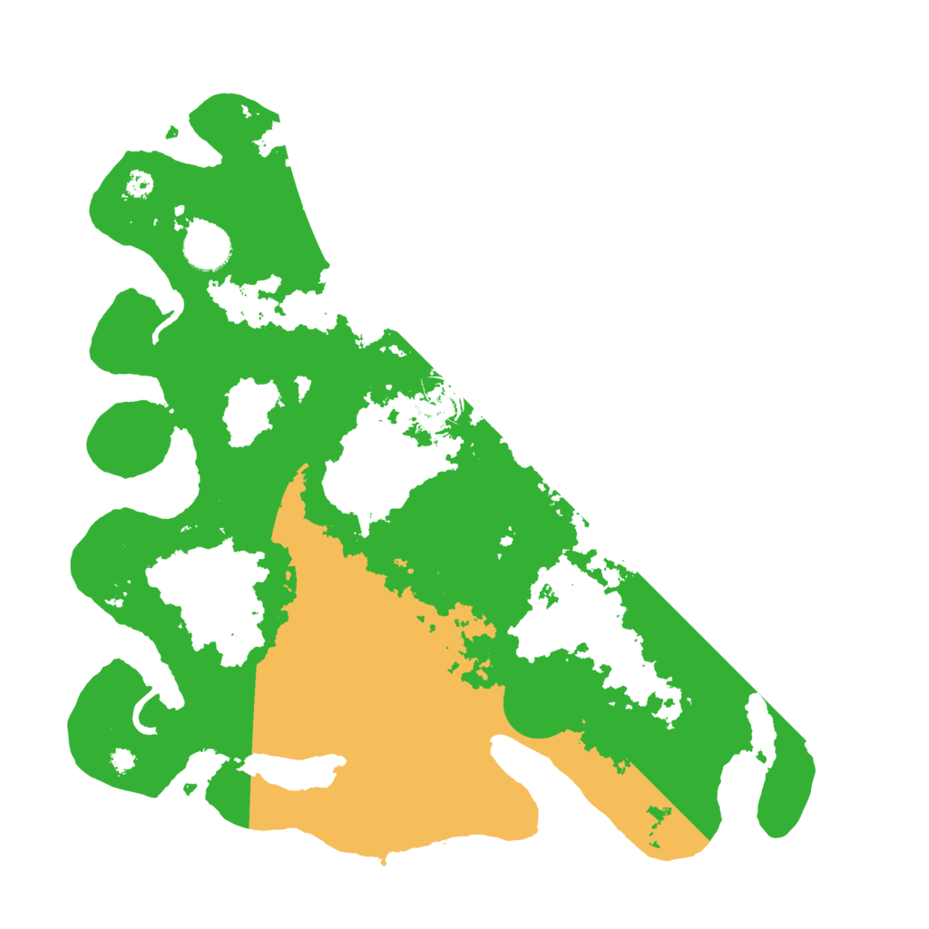 Biome Rust Map: Procedural Map, Size: 3500, Seed: 406333520