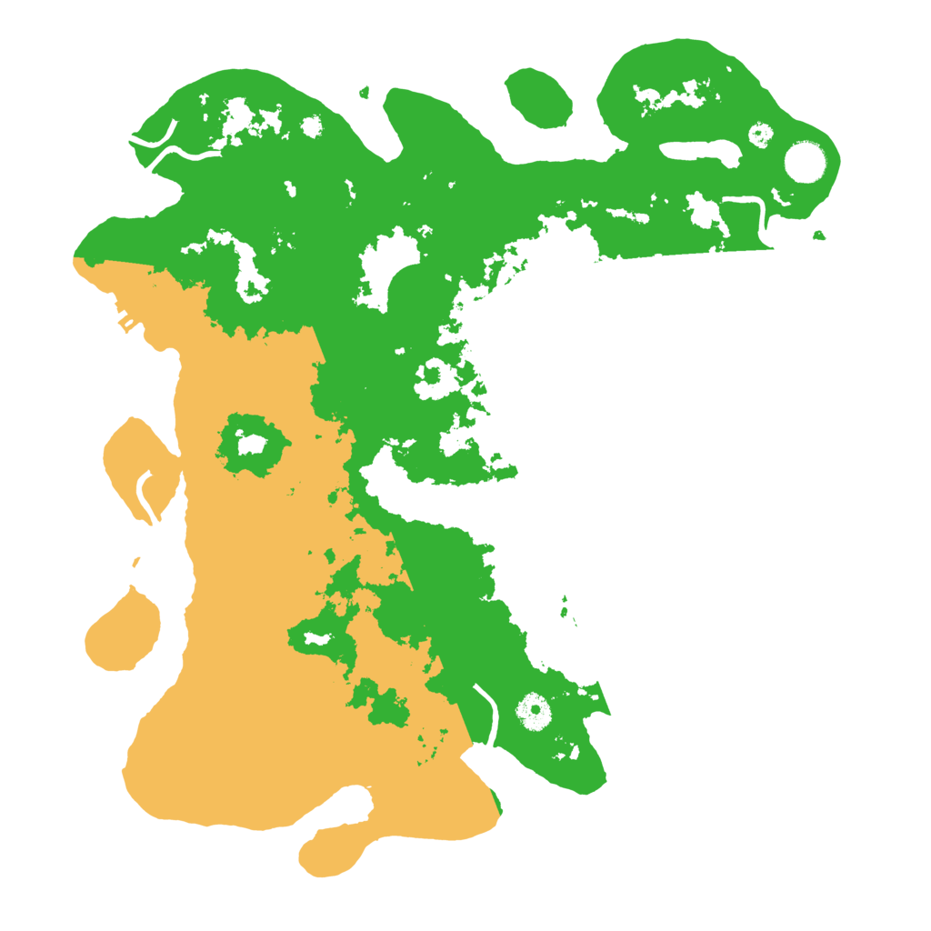Biome Rust Map: Procedural Map, Size: 3950, Seed: 28495755