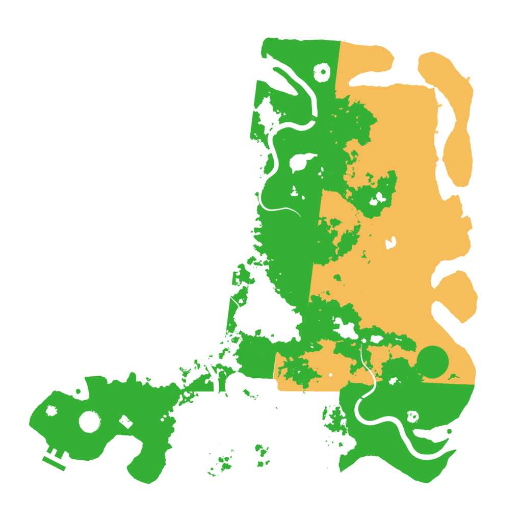 Biome Rust Map: Procedural Map, Size: 4300, Seed: 47541382
