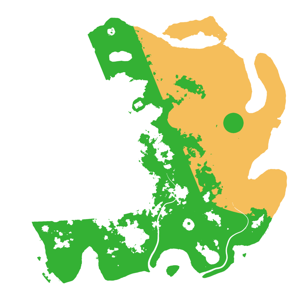 Biome Rust Map: Procedural Map, Size: 3950, Seed: 9080152