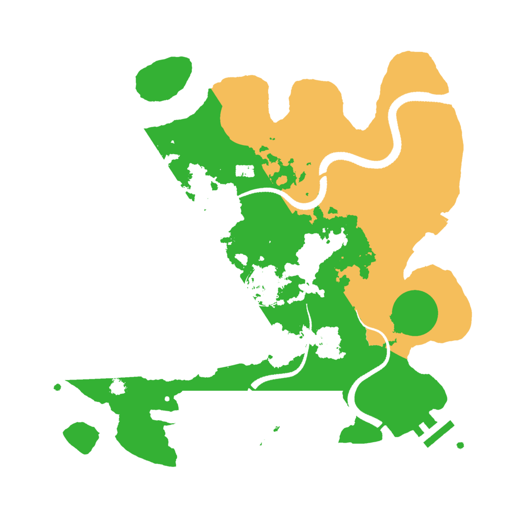 Biome Rust Map: Procedural Map, Size: 3000, Seed: 22052023