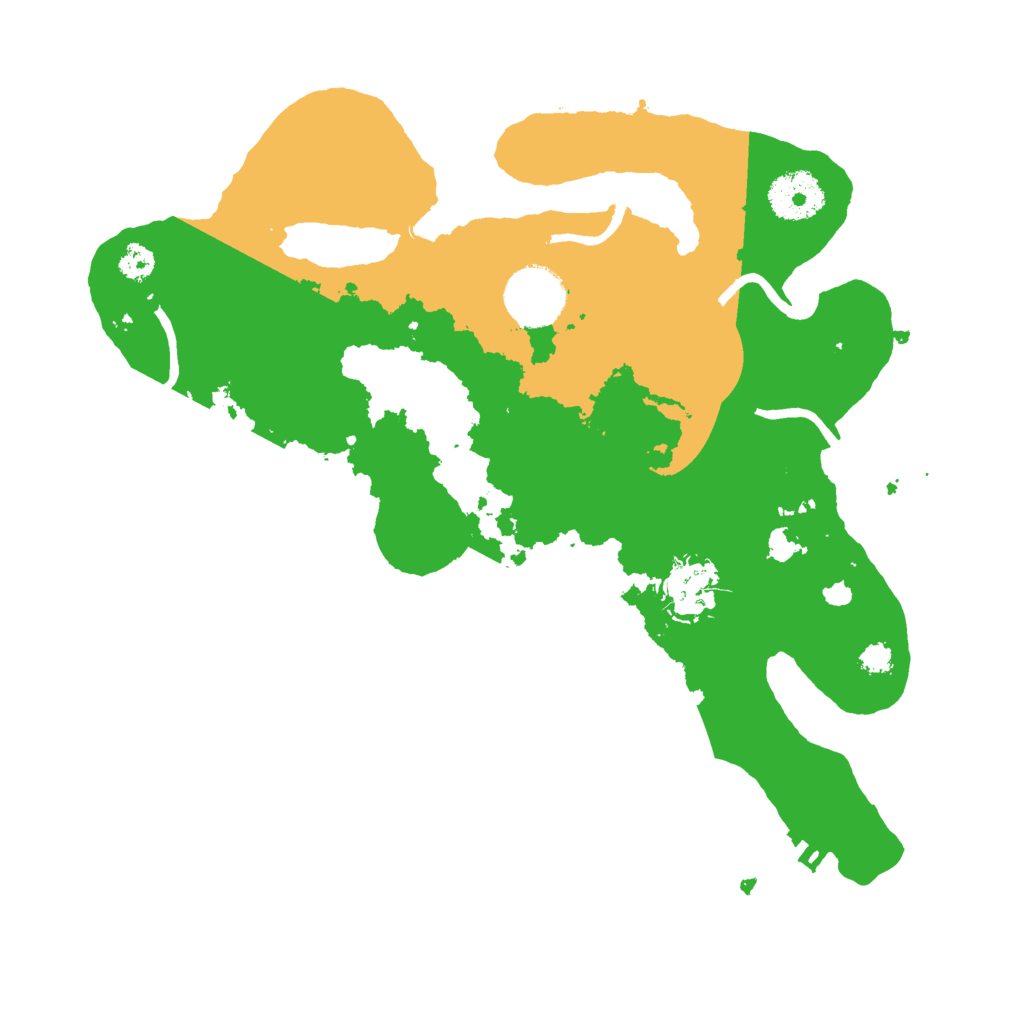 Biome Rust Map: Procedural Map, Size: 3000, Seed: 65667