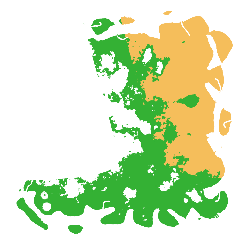Biome Rust Map: Procedural Map, Size: 5000, Seed: 21397692