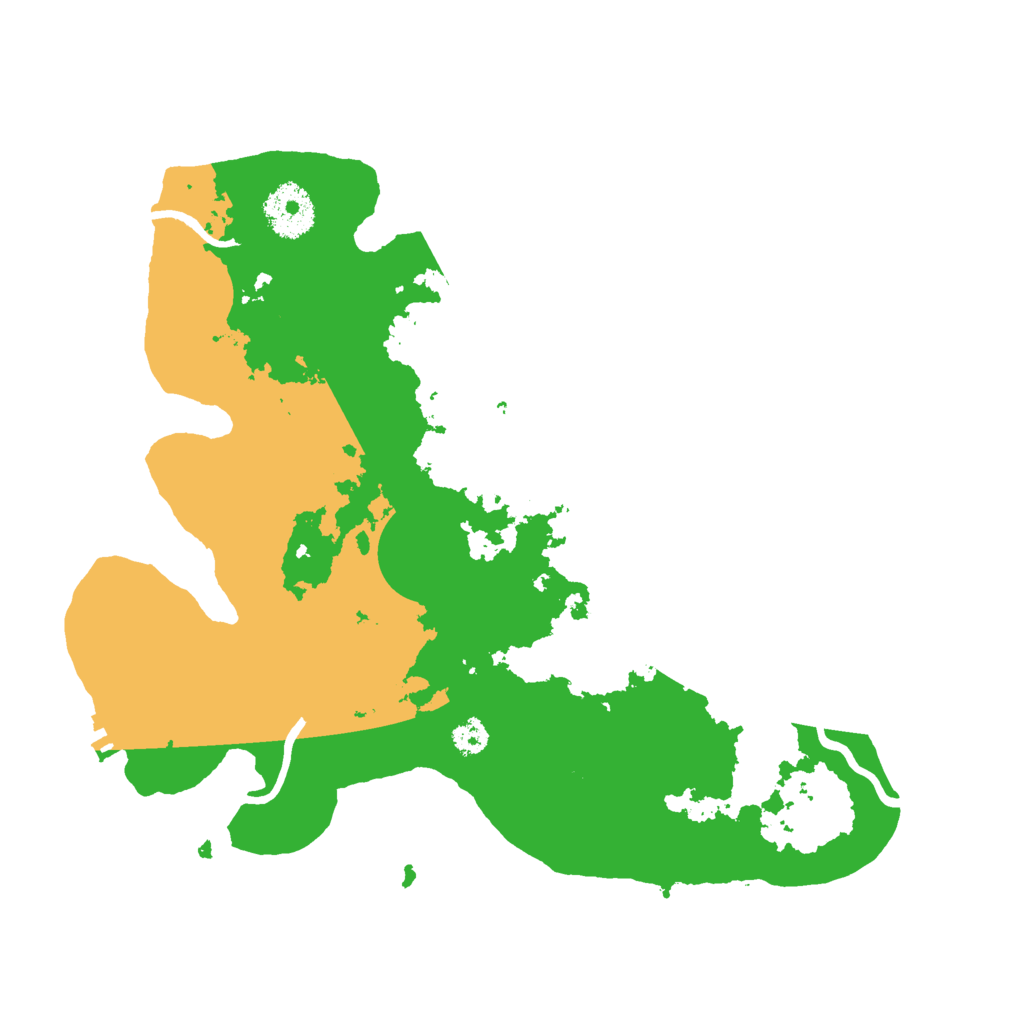 Biome Rust Map: Procedural Map, Size: 3000, Seed: 16251