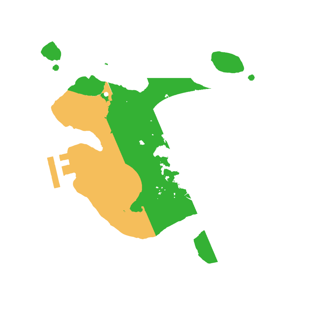 Biome Rust Map: Procedural Map, Size: 2000, Seed: 65656565