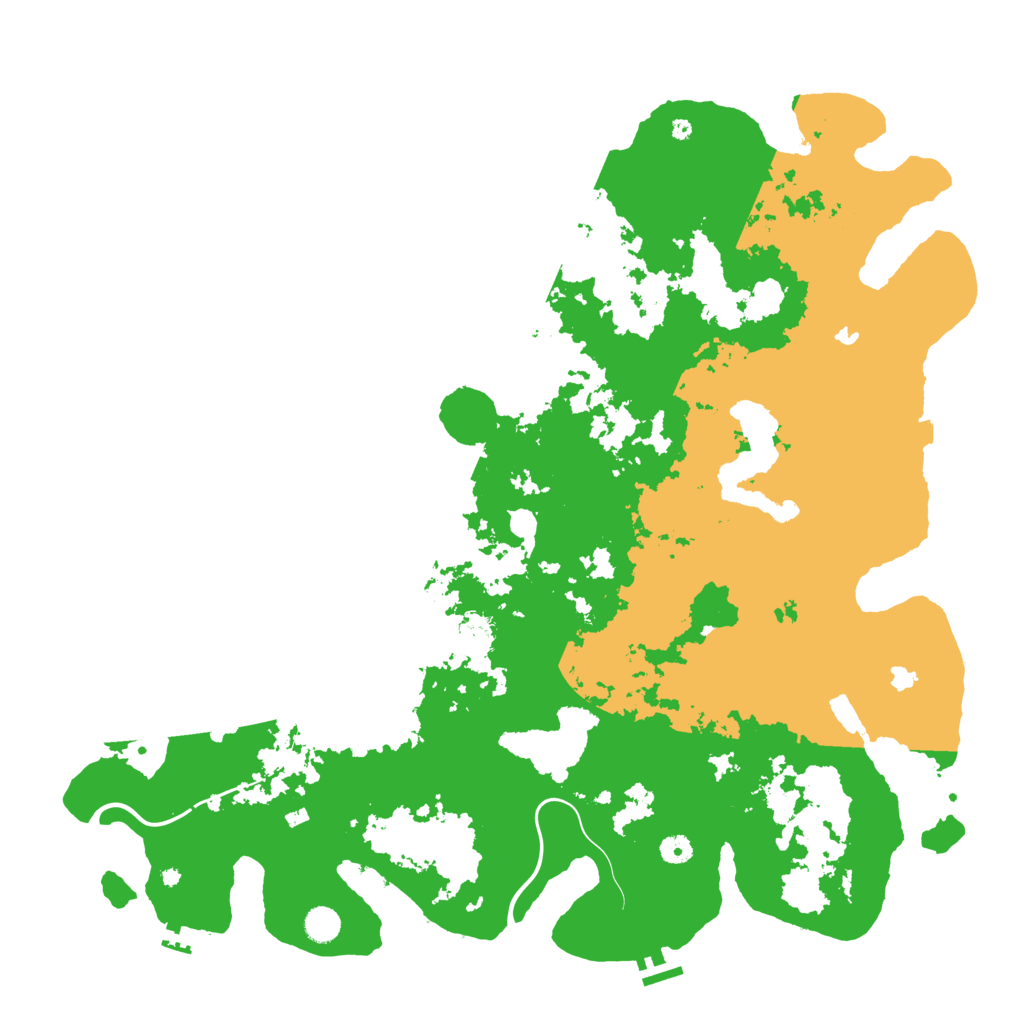 Biome Rust Map: Procedural Map, Size: 5000, Seed: 23523523