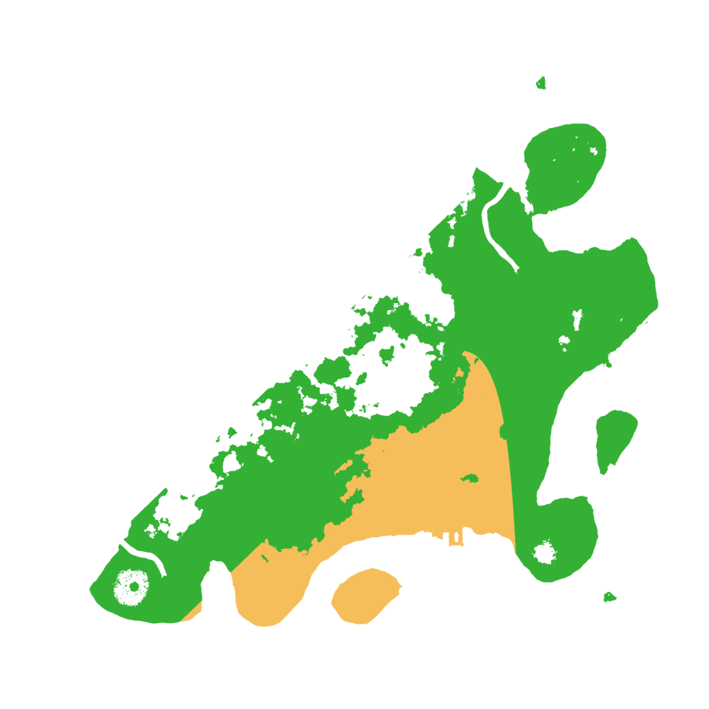 Biome Rust Map: Procedural Map, Size: 3000, Seed: 2614579