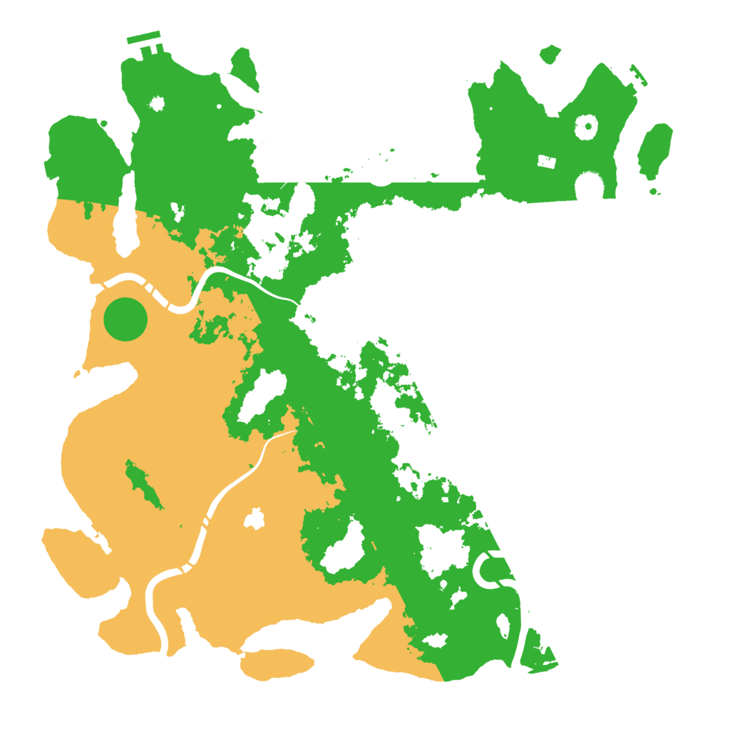 Biome Rust Map: Procedural Map, Size: 4400, Seed: 20618360