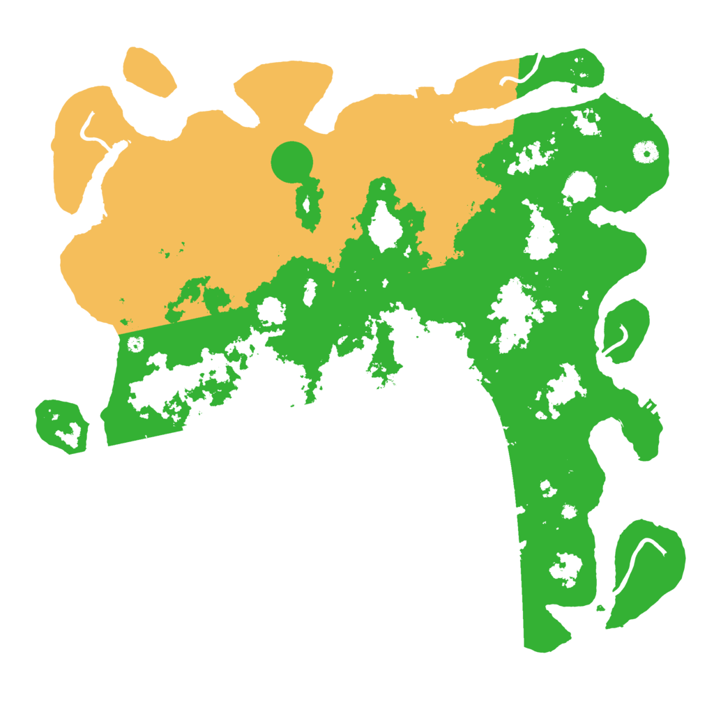 Biome Rust Map: Procedural Map, Size: 4500, Seed: 13293228