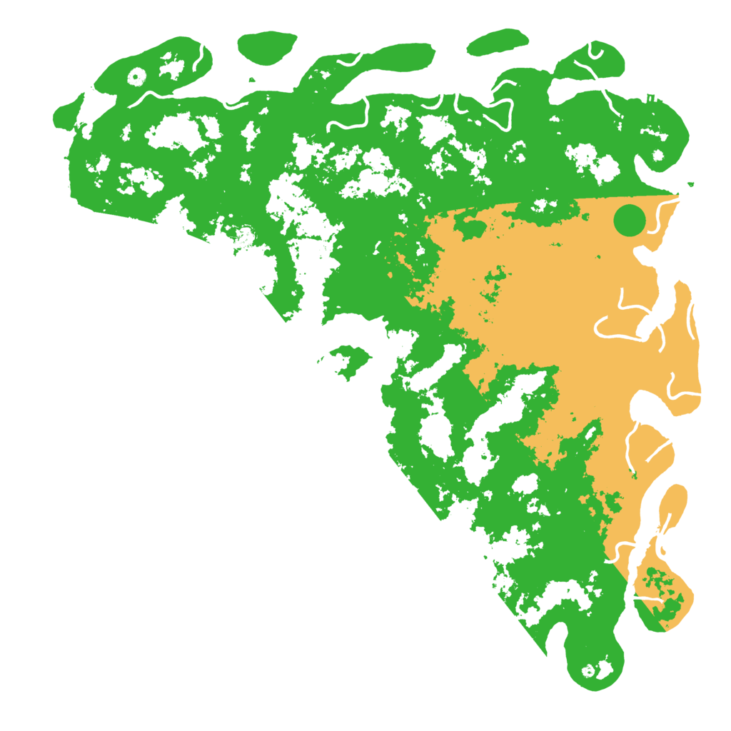 Biome Rust Map: Procedural Map, Size: 6000, Seed: 2308476