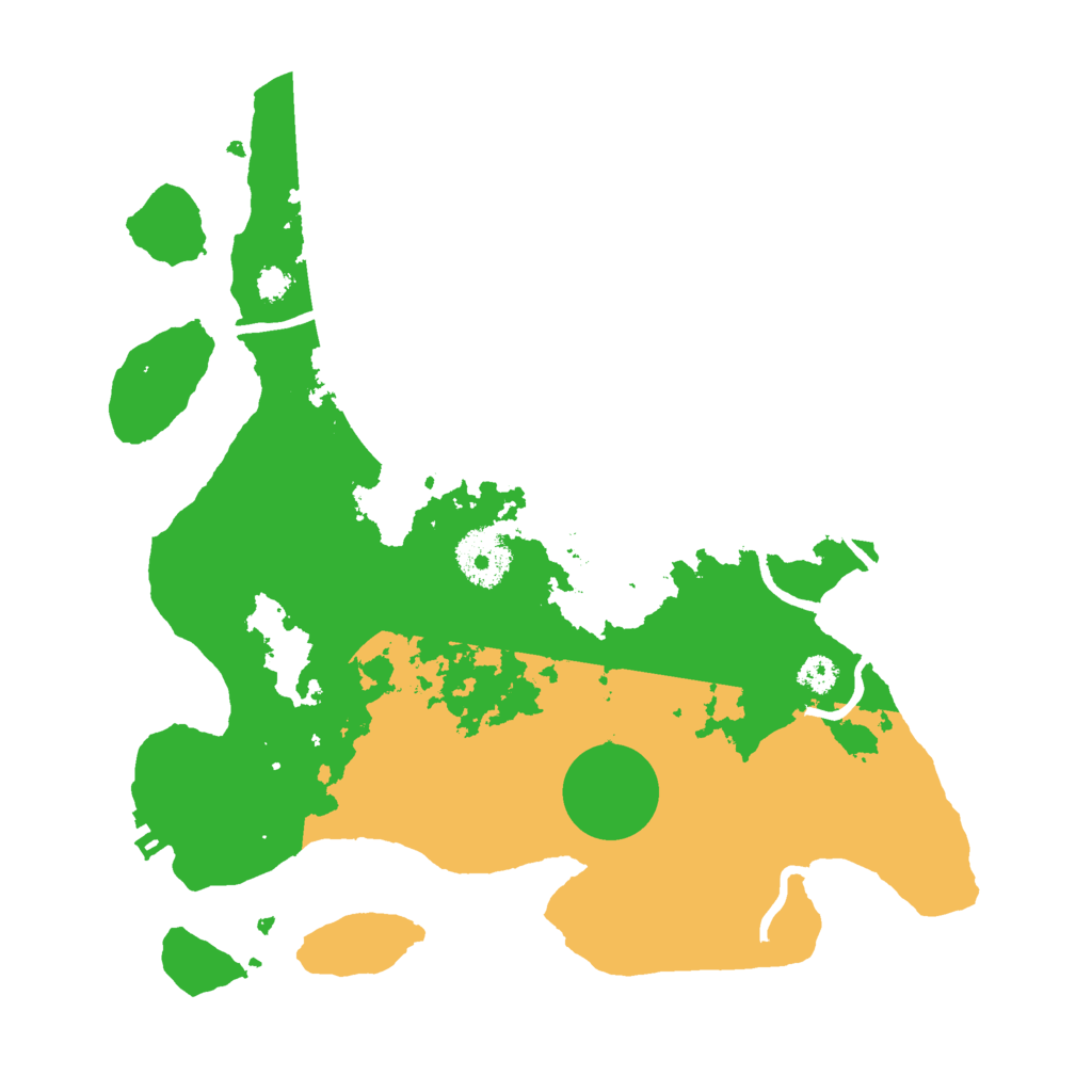 Biome Rust Map: Procedural Map, Size: 3000, Seed: 23971