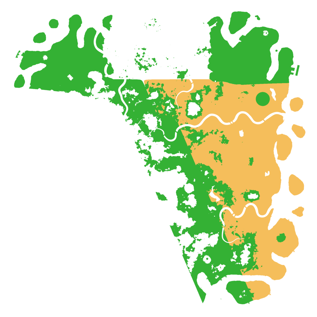 Biome Rust Map: Procedural Map, Size: 6000, Seed: 750057