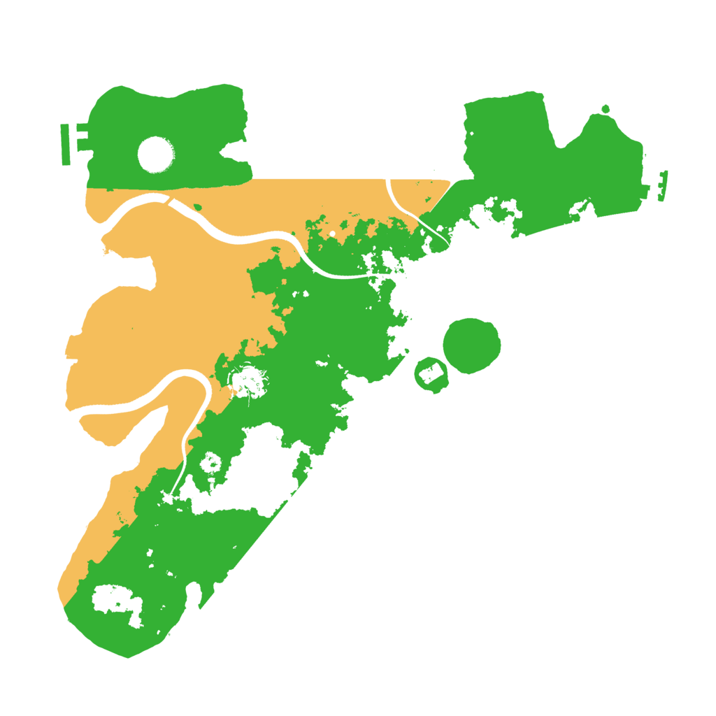Biome Rust Map: Procedural Map, Size: 3500, Seed: 751984