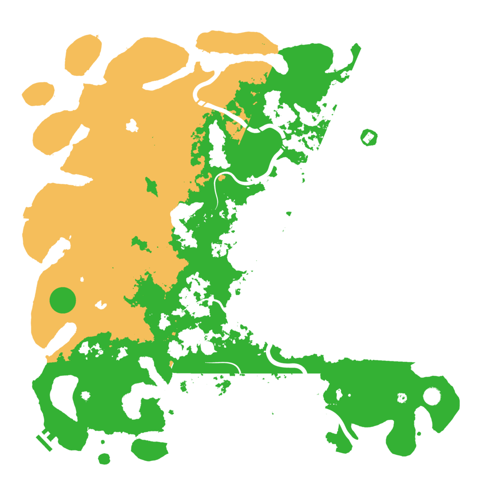 Biome Rust Map: Procedural Map, Size: 5000, Seed: 1800