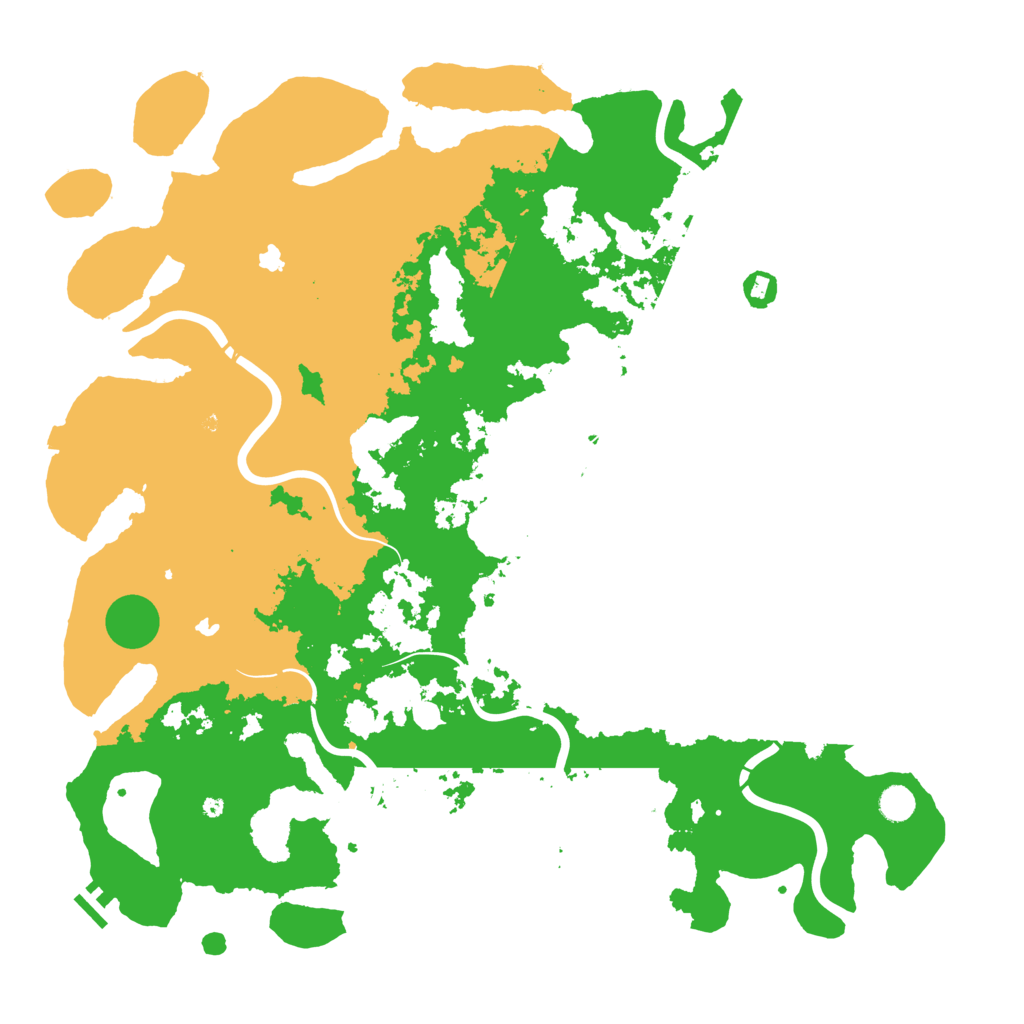 Biome Rust Map: Procedural Map, Size: 5000, Seed: 1800