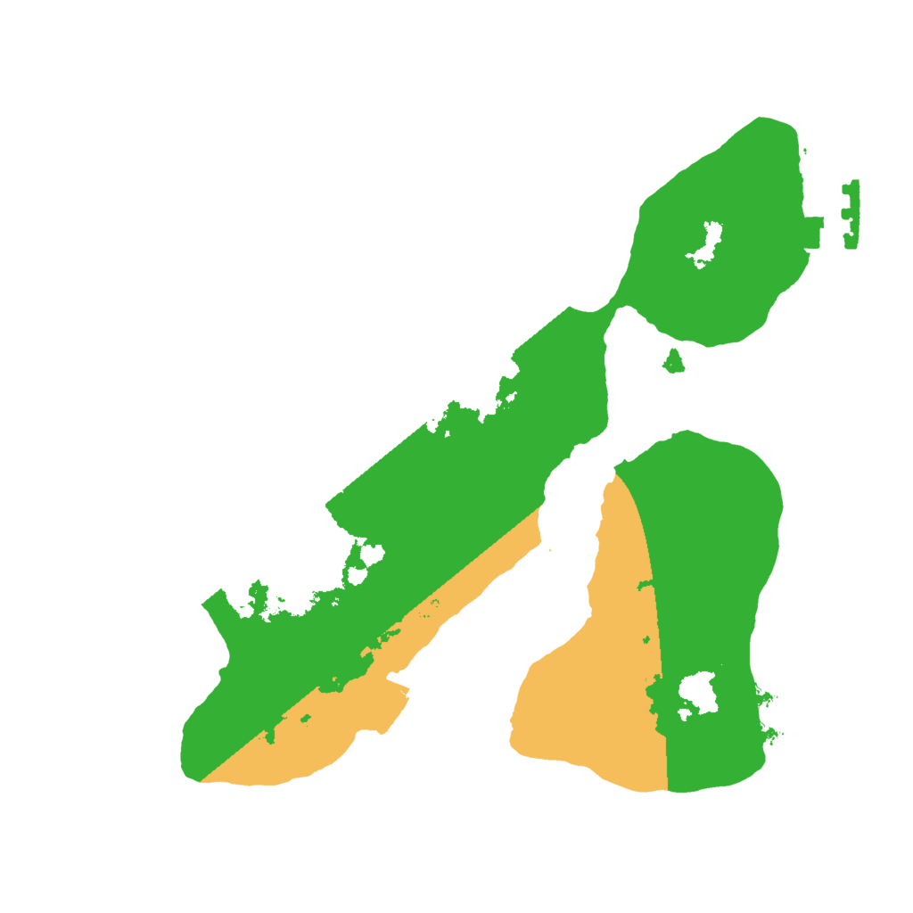 Biome Rust Map: Procedural Map, Size: 2000, Seed: 735352028