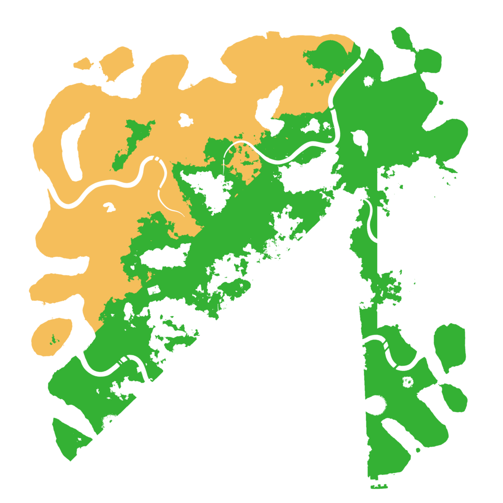 Biome Rust Map: Procedural Map, Size: 4500, Seed: 5000909