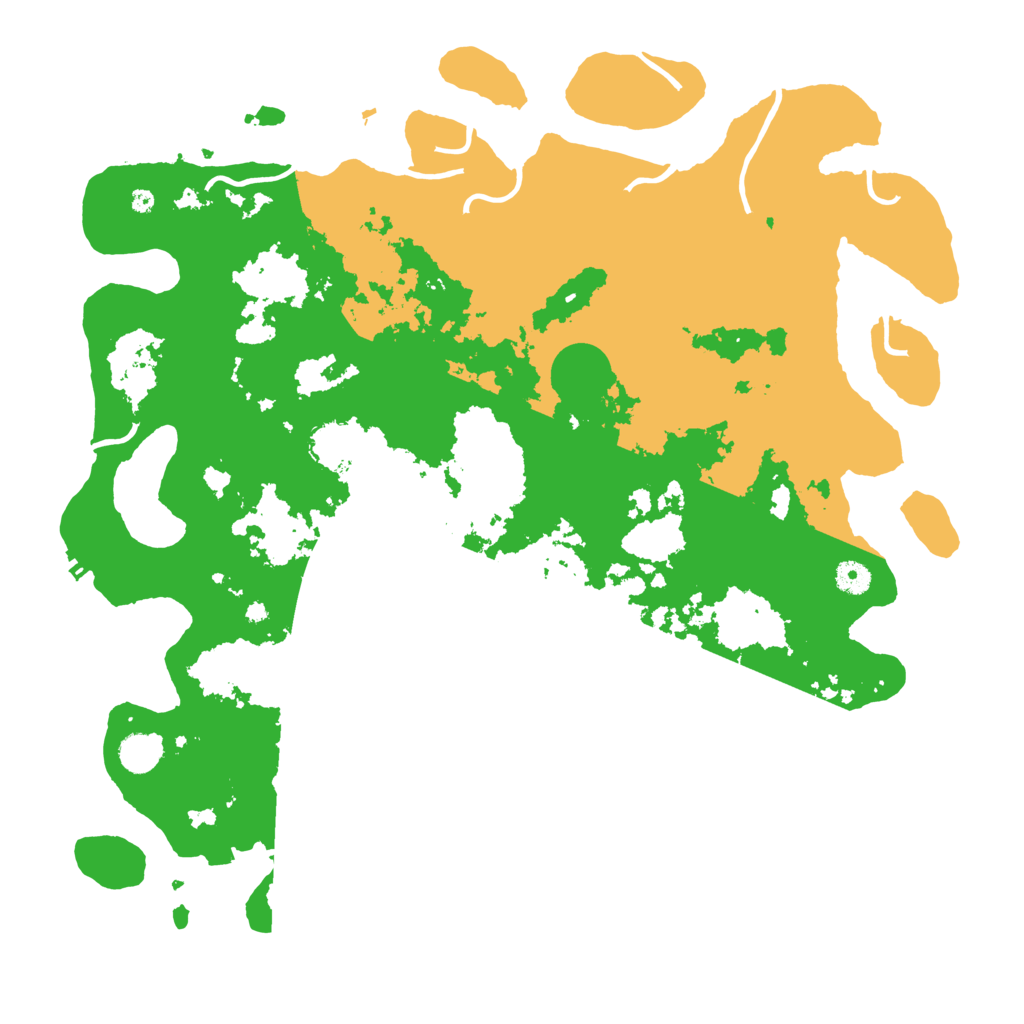 Biome Rust Map: Procedural Map, Size: 4500, Seed: 2084122667