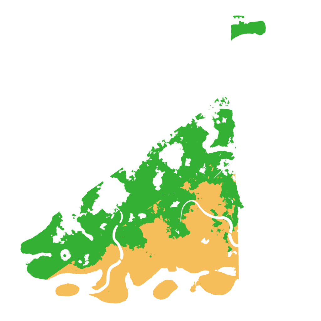 Biome Rust Map: Procedural Map, Size: 4500, Seed: 568944