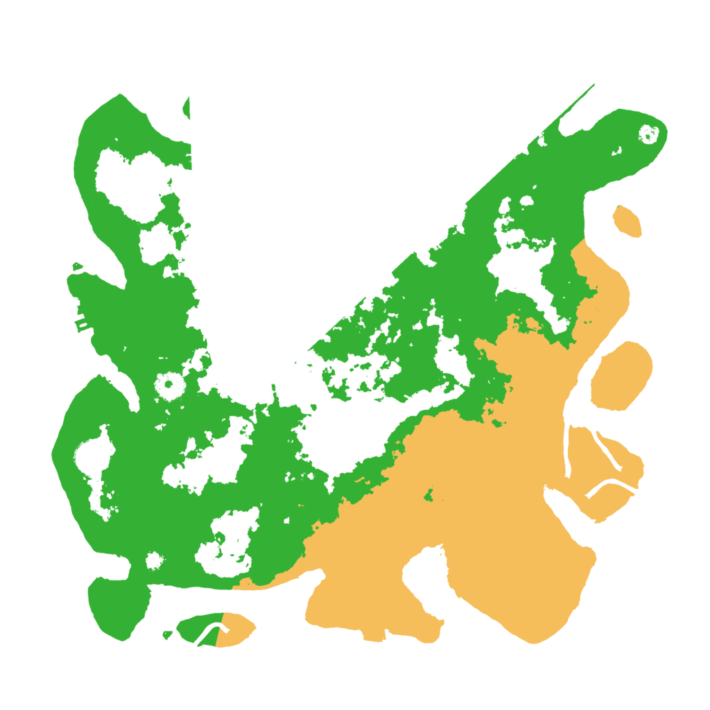 Biome Rust Map: Procedural Map, Size: 3700, Seed: 40855652