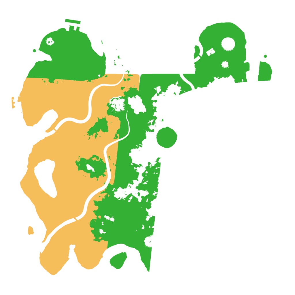 Biome Rust Map: Procedural Map, Size: 3900, Seed: 24108756