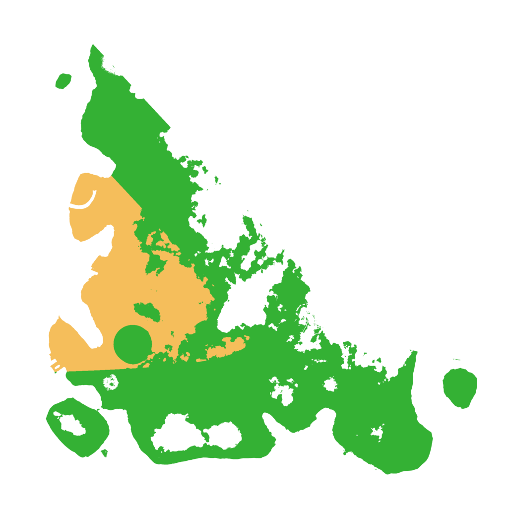 Biome Rust Map: Procedural Map, Size: 3500, Seed: 91598333