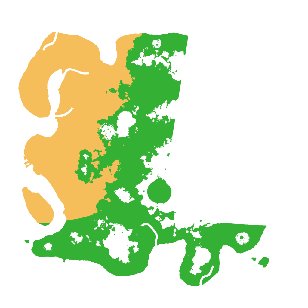 Biome Rust Map: Procedural Map, Size: 3600, Seed: 82413141