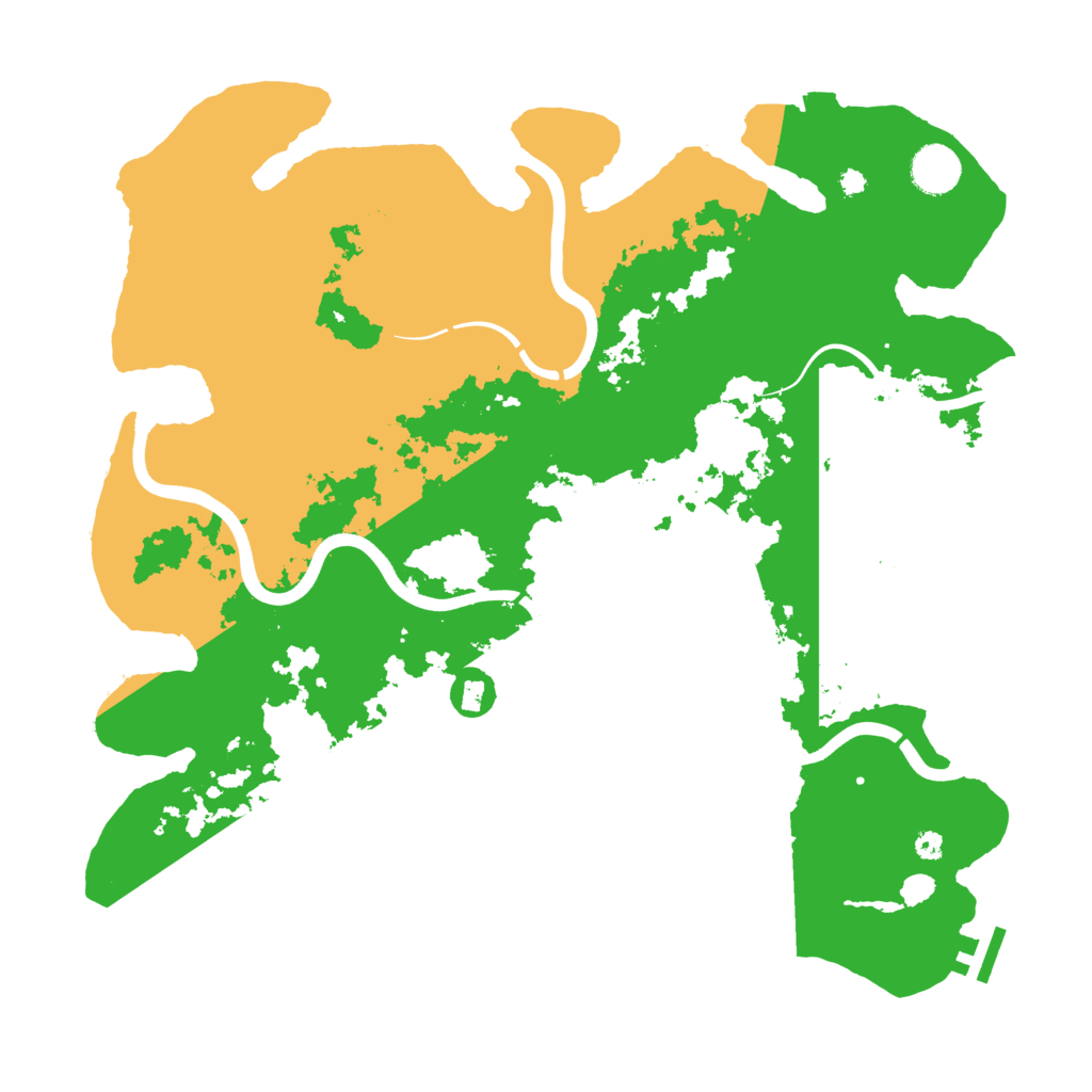 Biome Rust Map: Procedural Map, Size: 3850, Seed: 41989552
